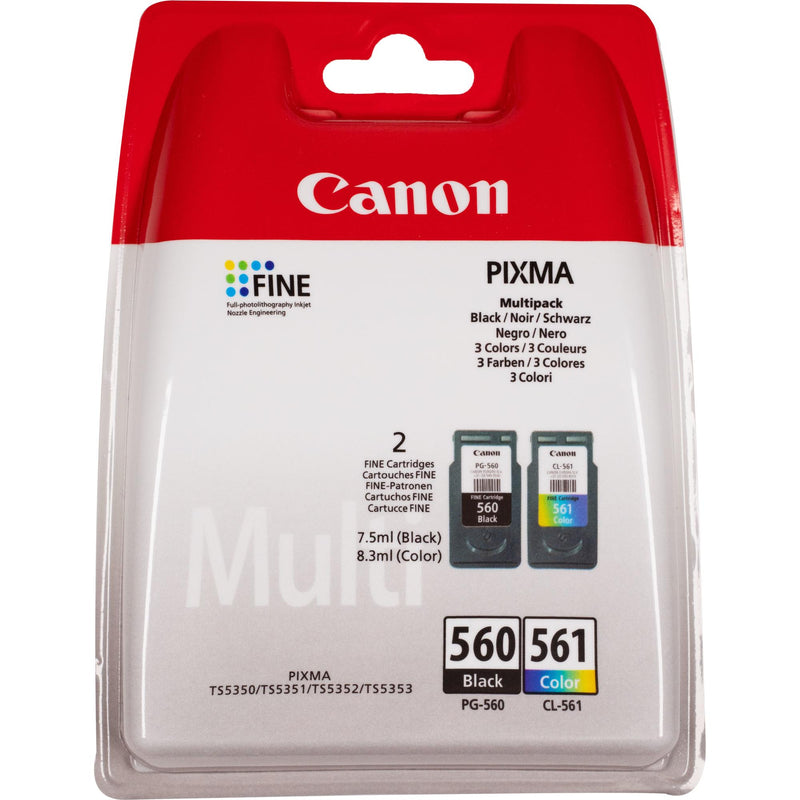 CARTUCCIA CANON PG-560/CL-561 MULTIPACK ORIGINALE