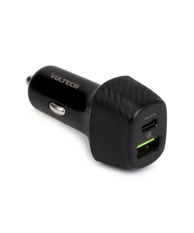 ALIMENTATORE DA AUTO USB+TYPE C VULTECH CA-3QP