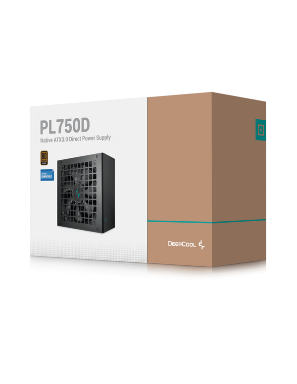 ALIMENTATORE PC GAMING DEEPCOOL 750W PL750D-FC0B-EU-V2 80+ BRONZE