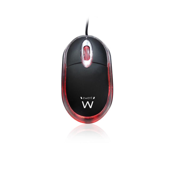 MOUSE USB MINI NERO EWENT EW-3174 1000DPI