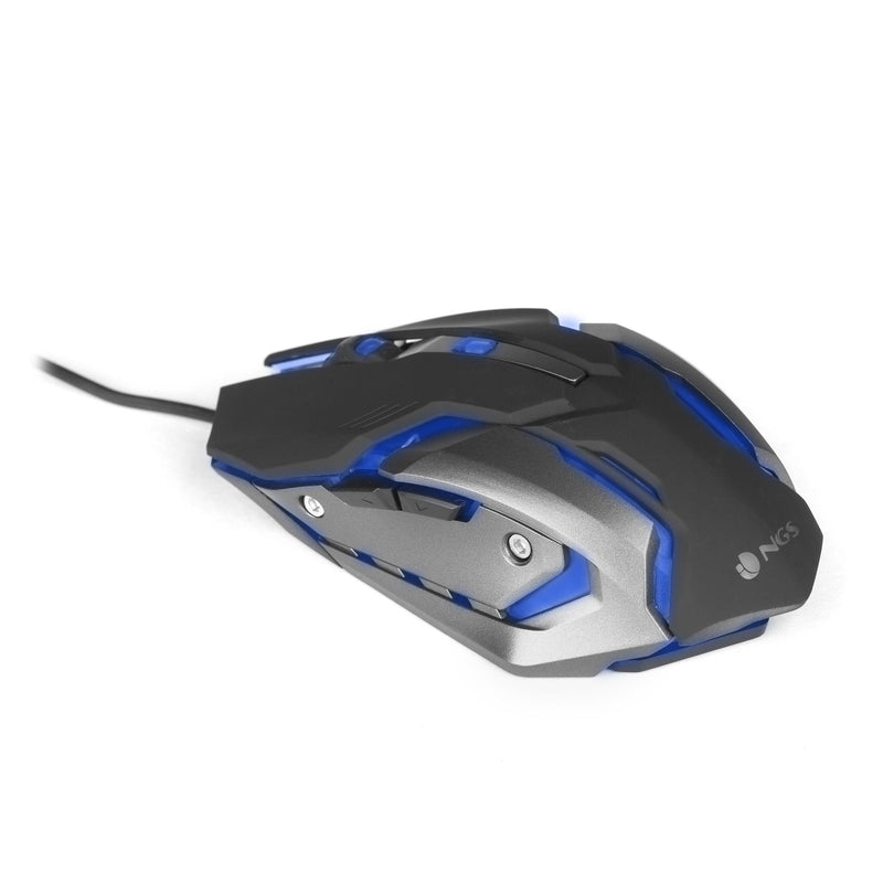 MOUSE GAMING GMX-100 CON LED FINO A 2200DPI NGS