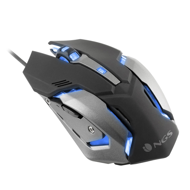 MOUSE GAMING GMX-100 CON LED FINO A 2200DPI NGS