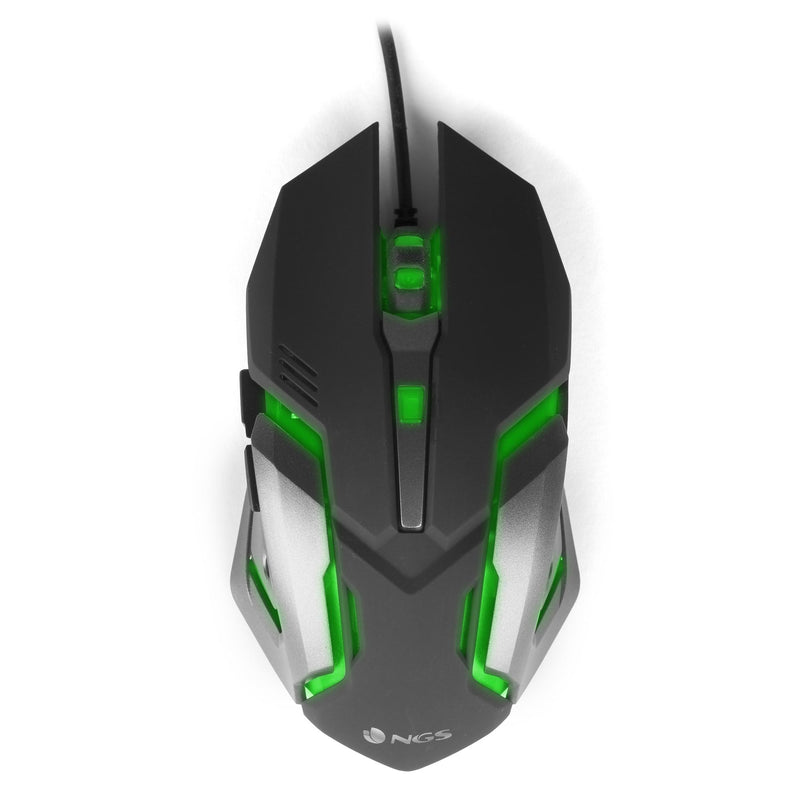 MOUSE GAMING GMX-100 CON LED FINO A 2200DPI NGS