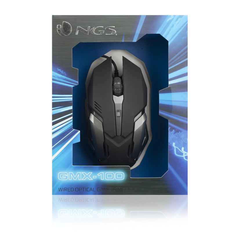 MOUSE GAMING GMX-100 CON LED FINO A 2200DPI NGS