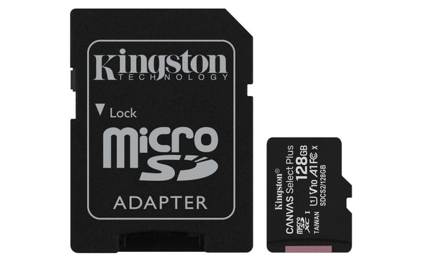 MICRO SD KINGSTON 128GB CLASS10 CANVAS SELECT PLUS SDCS2/128G