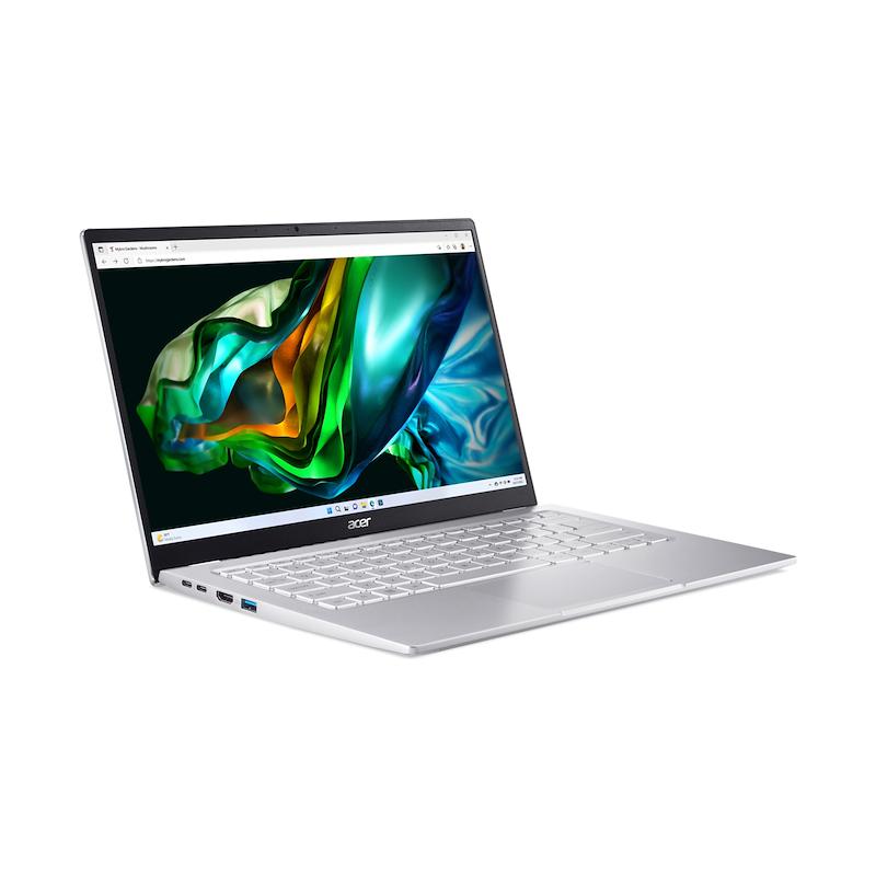 Notebook Acer Swift Go AMD Ryzen 7 7730U 16GB AMD Radeon Graphics 512GB 14" FHD IPS Win 11 Home Silver PN:NX.KG3ET.002