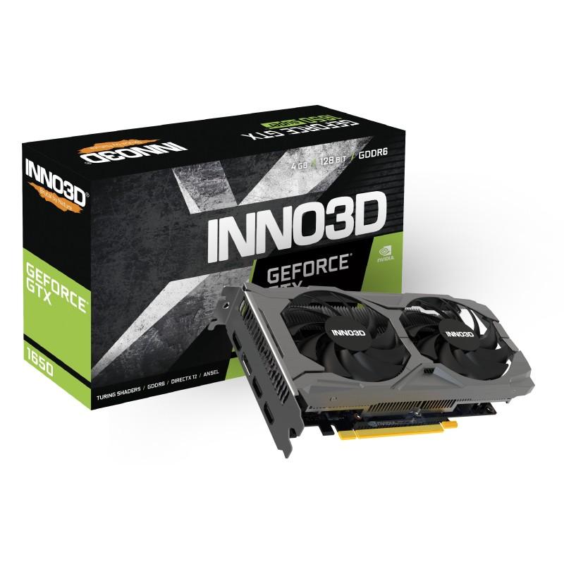 SCHEDA VIDEO INNO3D GTX 1650 4GB TWIN X2 OC